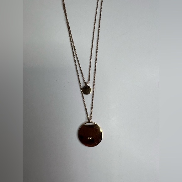 Swarovski Ginger Double Strand Rose Gold Necklace - Picture 5 of 5